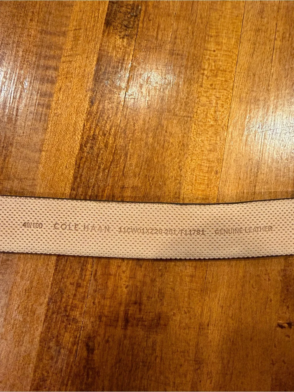 Cole Haan Lewis 32MM Burnished Leather Belt